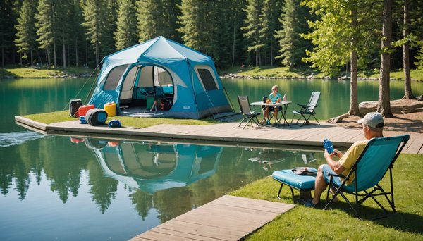 Lagon artificiel un vrai plus pour les vacances en camping